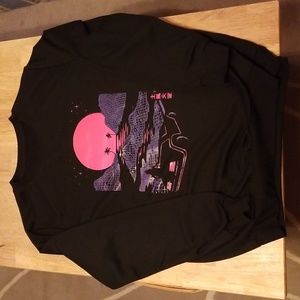 Sweatshirt sunset sportscar New unbranded M